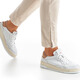 
Lilai (LLOYD) imported women's shoes with cowhide leather and versatile breathable white shoes casual sports shoes standard last thick sole 13820 white 36