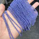 Li Shen Natural Tanzanite Faceted Dish Beads Abacus Beads 3-3.5mm DIY Beaded Semi-finished Necklace Imported from India Beads 3-3.5mm 1 40cm Hole 0.4mm Picture