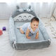Yusenyi cute crib-in-a-bed baby multi-functional bionic bb bed newborn portable foldable anti-pressure children's bed bed-in-a-bed-My Neighbor Totoro style