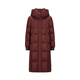 Jiuzi Annako casual commuting puffed volume warm white duck down long down women 2024 winter style burgundy L