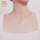 Chinese jewelry platinum pendant for women PT950 platinum dolphin pendant as a New Year, Valentine's Day and birthday gift for girlfriend and wife, about 1.02 grams without chain
