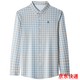 Montagut Herren Mulberry Seide Langarmes Hemd Frühling im mittleren Alter Plaid Hemd By9906-Huangge M 165 Geeignet für 100-115jin [Jin ist 0,5 kg]