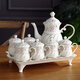 Jingdezhen high-end European water cup set ceramic living room cup family light luxury teapot tea set teacup household cup set national beauty and fragrance