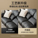 
Gu Jia Home Furnishing (KUKA) [Zhihui Series] Electric Functional Leather Sofa Living Room 6223C [Yanyun Mi] Four-person Double Electric