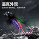 
New Rattlesnake Venomous Mosquito Fly Hook Double Hook Venomous Worm Micro-Luai Bait White Strip Horse-mouthed Rofficking Mouth Bionic Bad No. 16 Rattlesnake Venomous Mosquito Hook 5 + 2 Aided Applicants