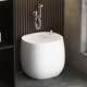 XMSJ Mute Mop Pool Homebony Balcony Bassion Basin Basin Ceramic Bool Bool Outdoor Basin Basin Bool Bool M1049 Белый 49*38*40 см. Одиночный бассейн