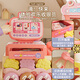 
Yunya Children's Toys Supermarket Cashier Simulation Toys Girl Playing House Hamburger Convenience Store Vending Machine June 1 Gift Rotating Convenience Store + Storage Shelf [Gift Box] Pink