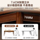 Zhuohe desk student adult home writing and learning desk simple rectangular solid wood leg table bedroom computer table *recommended thick solid wood legs wood color 120*55CM assembly (customer service 1v1 teaching + drawing tutorial)