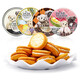Yu Chan Salute Imported Snacks Gift Pack Original Pure Imported Gift Box High-end Casual Snacks Gifts for Girlfriend Children's Day Gift Global Child Fun 2740g+880ml [Gift Box]