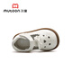 Shepherd Girl Baby Princess Toddler Shoes Spring and Autumn Sweet Infant Non-Slip Soft Sole Small Leather Shoes Milk White Size 23