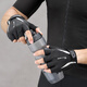 West Rider Cycling Gloves Thickened Shock Absorbing Half Finger Gloves Breathable Short Finger Unisex Gloves White XL