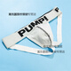 Zi Jiafu small underwear men's double butt underwear sexy breathable cotton small underwear young men exposed buttocks sports solid white thong white cotton XL 2 feet 5-2 feet 8