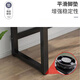 Yuningyuan Computer Desk Desktop Home Simple Bedroom Long Table Student Writing Study Desk Desk Table Office Large Table Reinforcement Upgrade-Black Frame Gray Oak-80*50 High 74