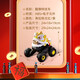 Yunya Children's Remote Control Battle Tank peut tirer des balles de puce à balle à quatre roues motrices jouet de voiture hors route garçon cadeau chinois rouge Dance [Bullet nautique + boîte-cadeau]