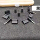 Yunluo is suitable for type-c mobile phone charging port dust-proof plug silicone universal Type-c Huawei vivo8 dust-proof plug ##black1pc#无# type-c separate charging port plug#silica gel