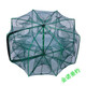 Bear fire folding shrimp pot polygonal round eel, loach, lobster fish net cage flower basket crab net fishing net nylon cloth shrimp pot 8 holes 20cm*60cm
