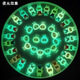 Benben Beibei luminous three-dimensional cartoon blind bag miniature animal model rabu blind box ornament prize children's gift toy rabu blind bag 20 - chance to open luminous
