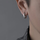 Falling in love under the moon S925 silver men's earrings handsome high-end Pixiu earrings men's niche high earrings as a birthday gift for boyfriend S925 silver Pixiu earrings silver single