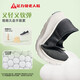 Zulijian Old Man Shoes One Foot, d'âge moyen et vieux Chaussures décontractées de soie, Chaussures papa 25117005j Carbon Ash-41
