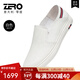 Zero Degree Casual Leather Shoes Broken Codes Special Offer Men's Shoes Casual Shoes Genuine Leather Men's Light and Soft R12532 White 40