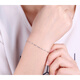 Guanpuge Fat Donglai same style pt950 platinum anklet Pt950 bracelet women's star fruit platinum bracelet bracelet birthday star fruit bracelet length about 16+1.5CM gold weight about 1