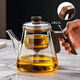 Yipot tea elegant cup tea water separator glass teapot large capacity new high-end magnetic one-click tea filter tea set for lazy people