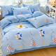 Mengshina cotton children's quilt cover single piece 120x150x200cm kindergarten cartoon baby pure cotton quilt cover single girl 4 Sea World single quilt cover 120*150cm