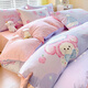 Yunjin Class A pure cotton children's quilt cover single piece cotton quilt cover kindergarten 120x150x200 student bedding Snowflake Puppy Bear quilt cover single piece 120*150cm