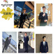 Woodpecker (TUCANO) Suit Suit Men's Business Formal Groom Groomsman Wedding Dress Korean Slim Teen Student Suit Complete Set 1 Button Navy (Seven-piece Set) XL (127-137 Jin Jin equals 0.5 kg)