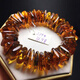 Medium red natural flower amber rough stone with shape square bracelet beeswax amber Amber resin fossil 224#36.9g