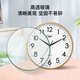Compas wall clock living room 12-inch simple silent living room quartz clock wall clock C2866 gold 30.5cm