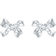 Saturday Fu PT950 platinum earrings for women platinum bow earrings B0914909 pair about 2.29g birthday gift