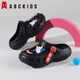 ABC KIDS children's clogs boys cartoon Ultraman sandals baby outdoor sandals men 8629 black 40-41