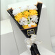 Zi Jiafu artificial flower Qingming Festival tombstone fake flower sacrifice fake chrysanthemum memorial bouquet plastic flower grave sweeping hand bouquet z yellow