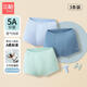 Three-gun children's underwear, large children's pure cotton 5A crotch antibacterial teen boys' boxer pants, combination of 2 and 3 pairs 170