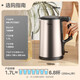 Midea electric kettle household 1.7L large capacity kettle double steel anti-scalding and anti-dry boiling kettle 316 stainless steel inner tank electric kettle tea kettle government subsidy PJ17A01