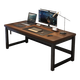 Jingyi computer desk desktop simple desk office study writing long table e-sports table home bedroom single table | 25mm desktop | 100*60*75cm