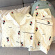 Rongxitu (RONGXITU) Japanese Mickey Pajamas for women's spring long-sleeved suit cute cartoon loose internet celebrity home clothing set KK3527# M [Suggested 80-100Jin [Jin equals 0.5 kg]]