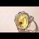 Yue'er collection-grade natural amber beeswax amber ring gold amber protozoa amber men's and women's insect amber complete and clear 3.52g insect amber ring