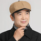 Product design spring and summer pumpkin hat for middle-aged men in autumn new retro octagonal hat dad hat western style grandpa autumn and winter trend khaki M elastic (57 to 59c)