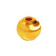 MHFDO Old Phoenix Gold K Necklace 9999 Gold Temperament Cat's Eye Transfer Bead Pendant Pure Gold Versatile Ball Bead Jewelry Cat's Eye Pendant (Single Pendant) 0.01g