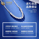 China Gold (CHINA GOLD) Platinum Bounce Bead Necklace for Women PT950 Platinum Pendant Clavicle Chain Valentine and Valentine's Day Practical Birthday Gift PT950 Platinum Bounce Set Chain Approximately 4.5g