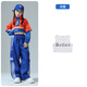 Baonan Primary School Sports Games Eintrittsleistung Kleidung für Jungen und Mädchen Cheerleading Performance Class Kleidung für Herbst Kinderstreet Dance Trendy Clothes 679 Orange Long Sleeve + 316 Blue Hosen 140 cm