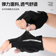 West Rider Cycling Gloves Thickened Shock Absorbing Half Finger Gloves Breathable Short Finger Unisex Gloves White XL