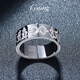 GsunG platinum ring PT950 new men's six-word mantra ring pure platinum ring wide ring finger supports customization. Priced by gram, contact customer service before bidding.