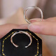 MZMZ Mobius PT950 Platinum Couple Rings Platinum Rings A pair of Chinese Valentine's Day and Double Eleven birthday gifts for girlfriend, light luxury model-couple rings