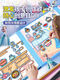 Magic Beans' popular popular Princess Aisha's quiet book Magnetic cut-free new girl princess dress up children's educational toy stickers Stickers Strong magnetic multi-scenes [Ice and Snow - Qiyuan's quiet book] Large open book and repeated play 2 pieces of value [pink book + purple book + 6 scene + 81 stickers]