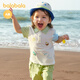 Balabala baby t-shirt baby tops boys short-sleeved Polo clothes 2025 summer wear thin, cool and comfortable 209225117105