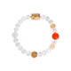 Yang Yan designs Five-way God of Wealth natural crystal 18k gold bracelet Five-way God of Wealth matching bracelet