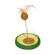 ZEZE Elastic Fruit Catch Ball Cat Self-Happiness Cat Toy Ball Grinding Claw Hemp Rope Cat Ball Avocado Feather Style Weighted Base Can Be Hanged